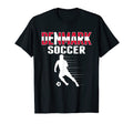 Denmark Soccer Fans Jersey Proud T-Shirt - Minimalist Print Men Women - T-Shirt, Sweatshirt, Hoodie