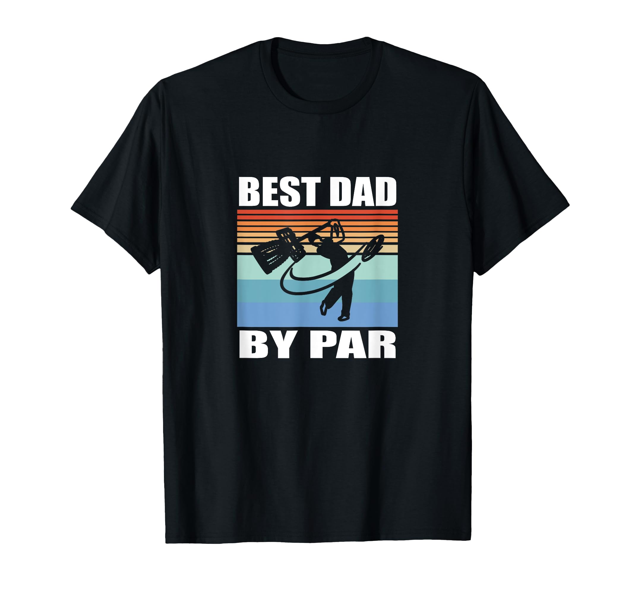 Best Dad Par Disc Golf Gift Fathers T-Shirt - Minimalist Print Men Women - T-Shirt, Sweatshirt, Hoodie