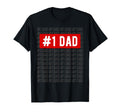 Number One Dad Number 1 Dad T-Shirt - Aesthetic Graphic Men Women - T-Shirt, Sweatshirt, Hoodie