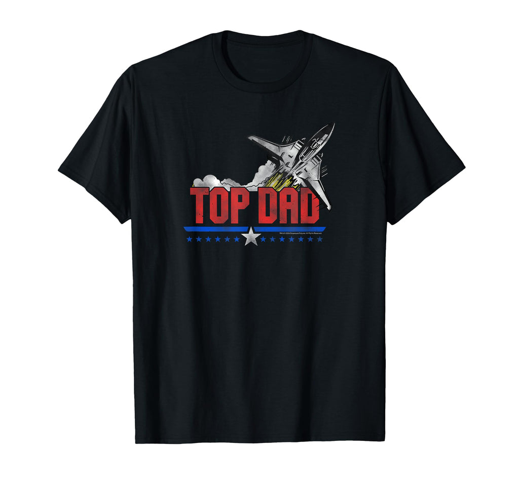 Gun Dad Fathers Day Fighter Jet Action T-Shirt - Graphic Print Men Women - T-Shirt, Sweatshirt, Hoodie