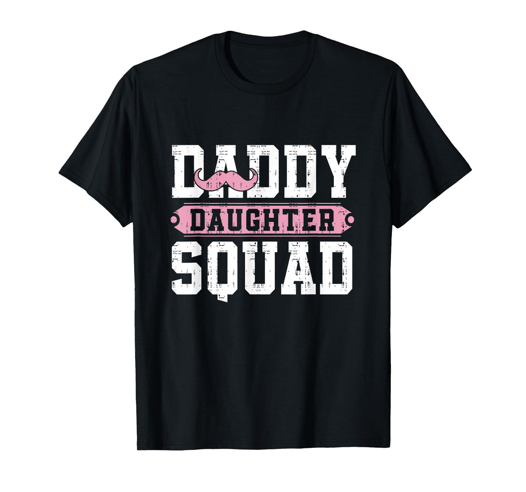 Daddy Daughter Squad Matching Dad T-Shirt - Minimalist Print Men Women - T-Shirt, Sweatshirt, Hoodie