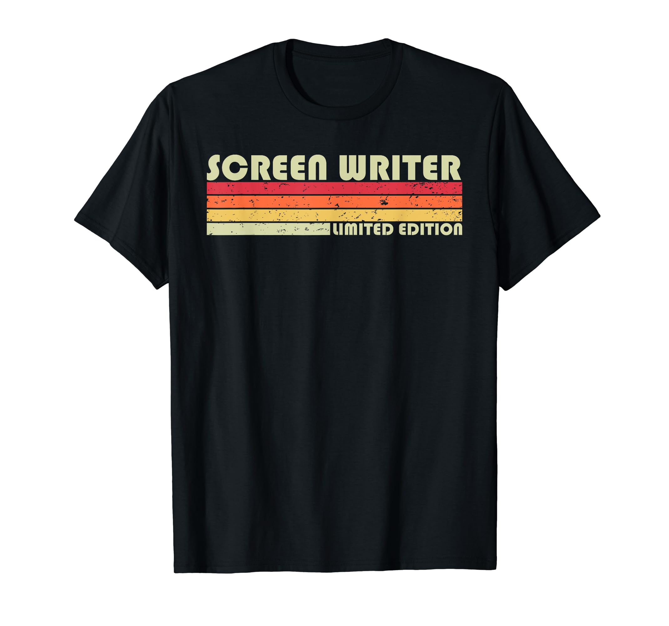 Screen Writer Funny Job Title T-Shirt - Minimalist Print Men Women - T-Shirt, Sweatshirt, Hoodie