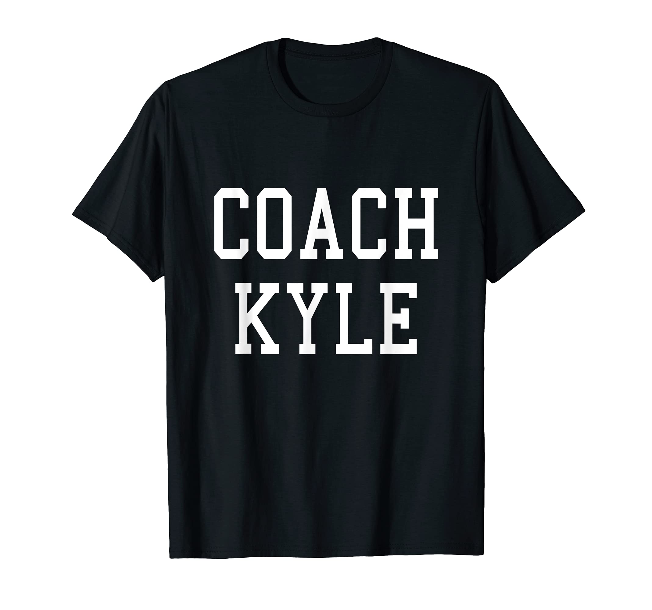 Coach Kyle Custom Football Soccer T-Shirt - Minimalist Print Unisex - T-Shirt, Sweatshirt, Hoodie