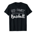 God Family Baseball Mom Mother Dad Father T-Shirt - Unique Graphic Unisex - T-Shirt, Sweatshirt, Hoodie