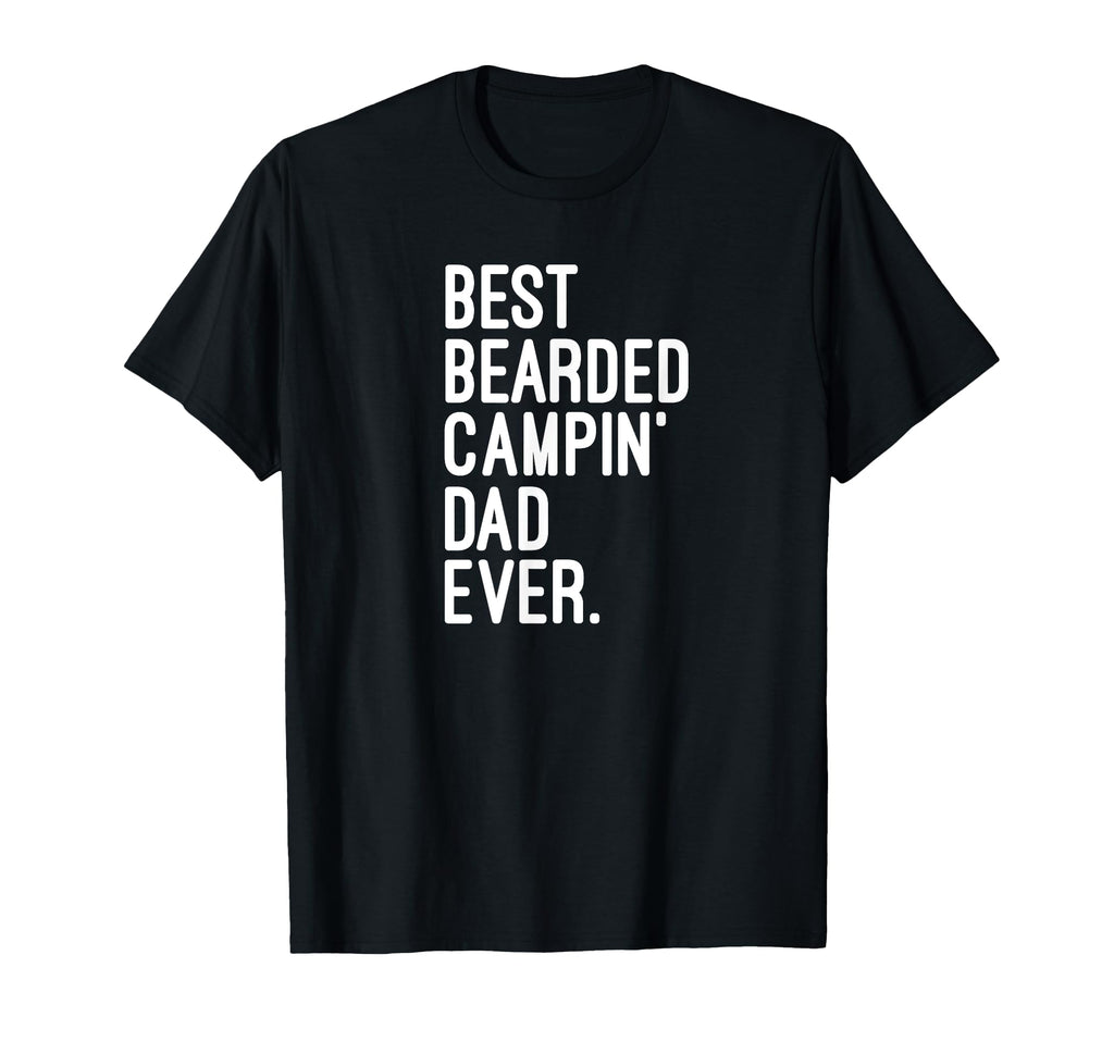 Best Bearded Camping Dad Ever T-Shirt - Aesthetic Graphic for Adults - T-Shirt, Sweatshirt, Hoodie