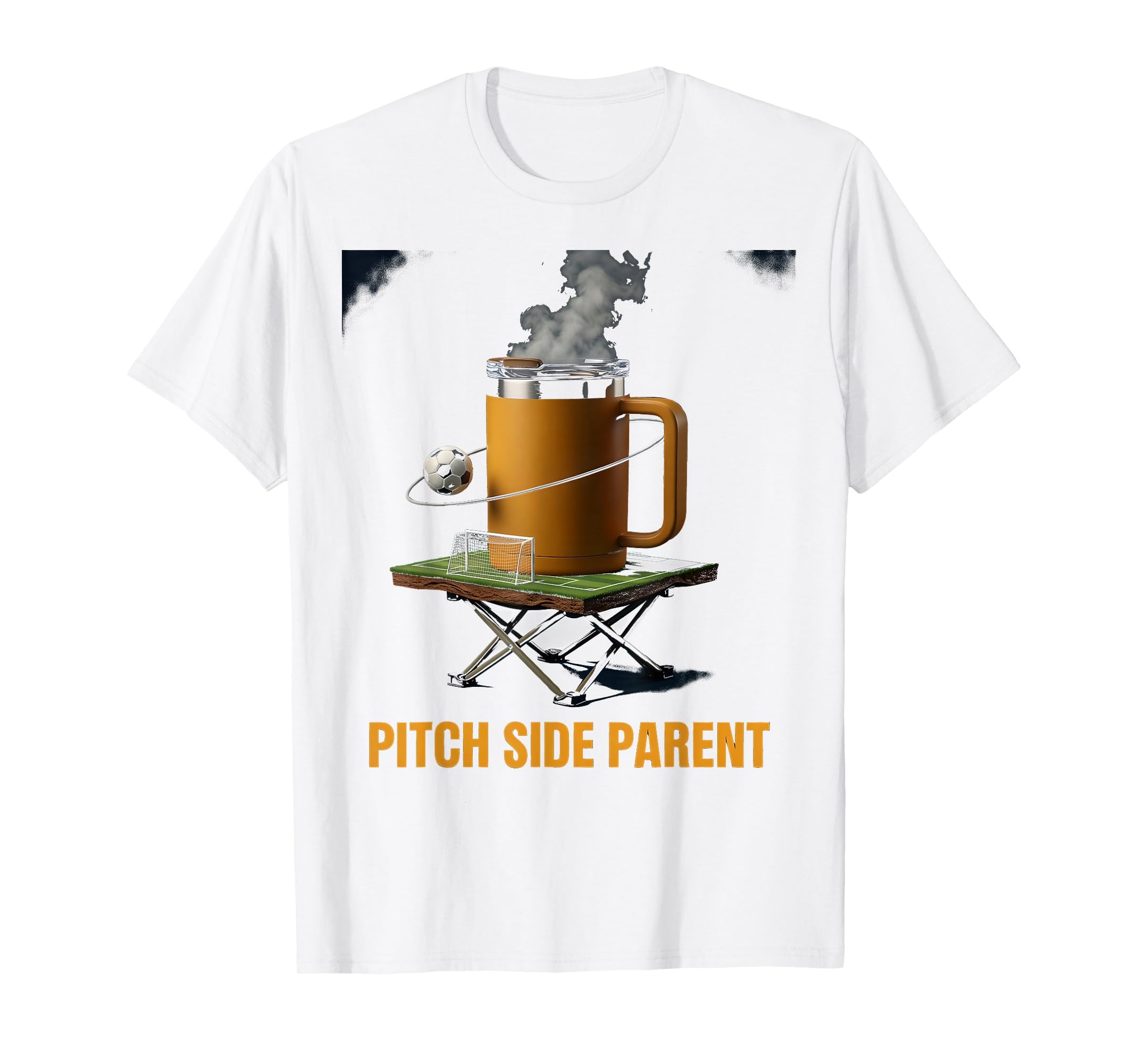 Pitch Side Parent Soccer Mom Dad T-Shirt - Trendy Graphic Unisex - T-Shirt, Sweatshirt, Hoodie