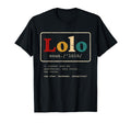 Lolo Definition Filipino Grandpa T-Shirt - Minimalist Print for Adults - T-Shirt, Sweatshirt, Hoodie