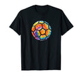 Tie Dye Colorful Soccer Ball T-Shirt - Casual Everyday Wear Men Women - T-Shirt, Sweatshirt, Hoodie