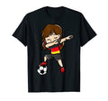 Dabbing Soccer Player German Flag T-Shirt - Novelty Apparel for Adults - T-Shirt, Sweatshirt, Hoodie