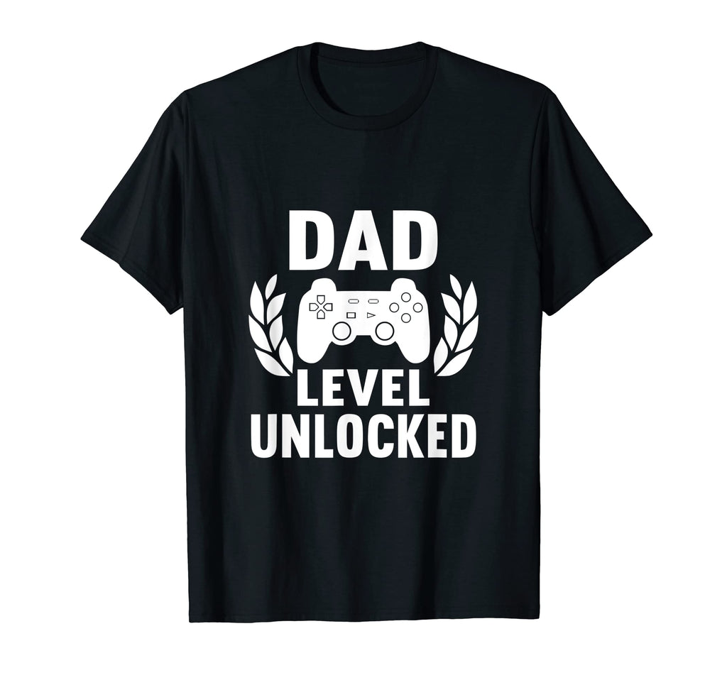 Mens Dad Level Unlocked Pregnancy T-Shirt - Custom Art Print Unisex - T-Shirt, Sweatshirt, Hoodie