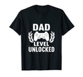 Mens Dad Level Unlocked Pregnancy T-Shirt - Custom Art Print Unisex - T-Shirt, Sweatshirt, Hoodie
