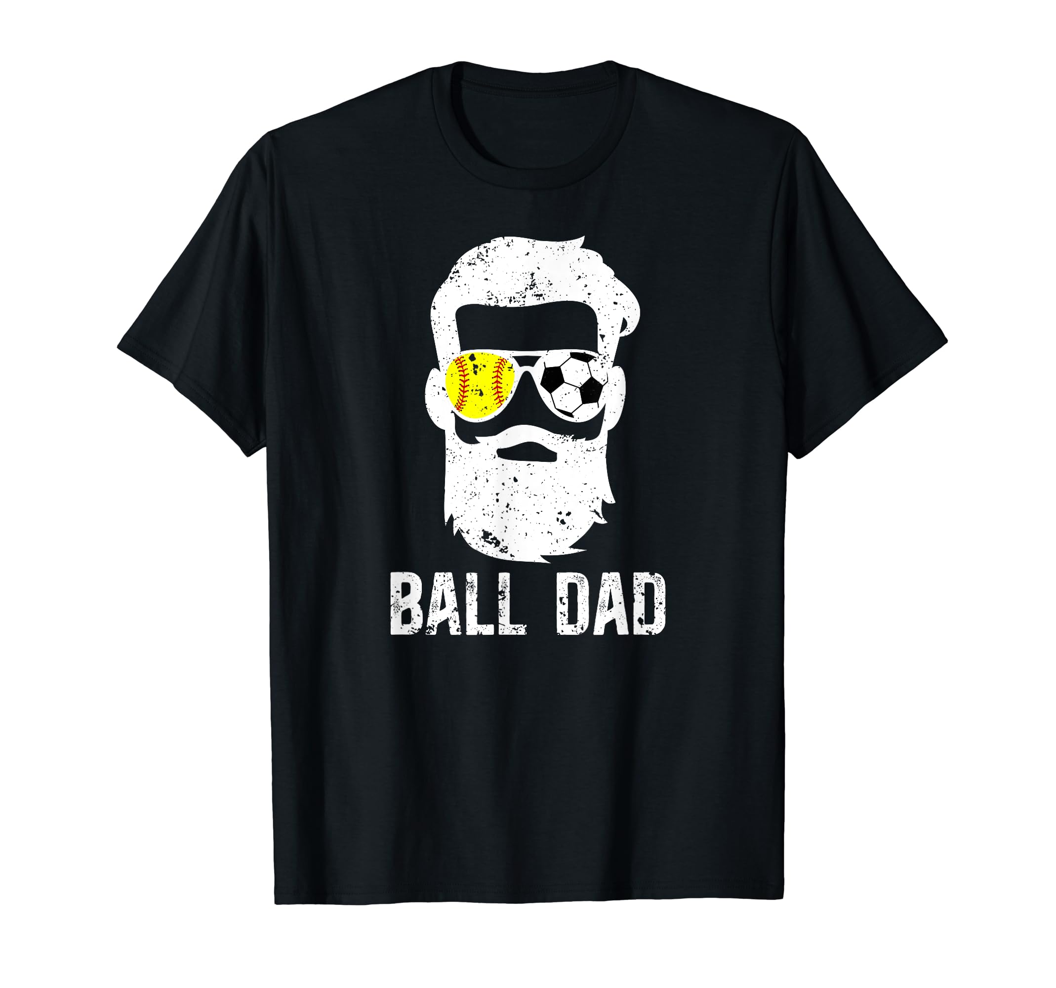 Ball Dad Soccer Softball Dad Ballers T-Shirt - Trendy Graphic Men Women - T-Shirt, Sweatshirt, Hoodie