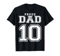 Number 10 Custom Proud T-Shirt - Casual Everyday Wear for Adults - T-Shirt, Sweatshirt, Hoodie