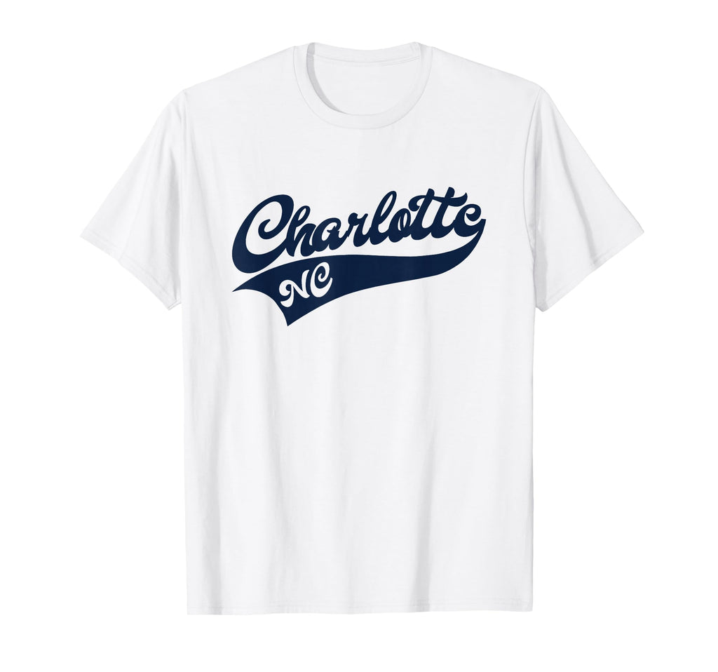 Charlotte North Carolina Throwback T-Shirt - Streetwear Style Men Women - T-Shirt, Sweatshirt, Hoodie