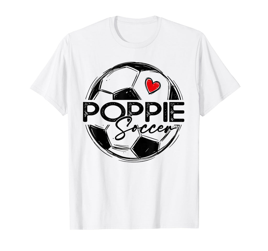 Soccer Poppie Soccer Player Family T-Shirt - Minimalist Print for Adults - T-Shirt, Sweatshirt, Hoodie