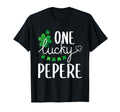 One Lucky Pepere St Patricks Day Irish T-Shirt - Novelty Apparel Men Women - T-Shirt, Sweatshirt, Hoodie