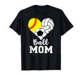 Ball Mom Funny Softball T-Shirt - Casual Everyday Wear Men Women - T-Shirt, Sweatshirt, Hoodie