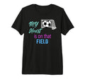 Soccer Mom Mama Heart Is That Field T-Shirt - Fun Novelty Design Men Women - T-Shirt, Sweatshirt, Hoodie