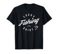 Lucky Fishing Funny Dad T-Shirt - Unique Graphic Unisex - T-Shirt, Sweatshirt, Hoodie