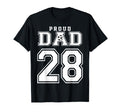 Number 28 Custom Proud Soccer T-Shirt - Aesthetic Graphic for Adults - T-Shirt, Sweatshirt, Hoodie