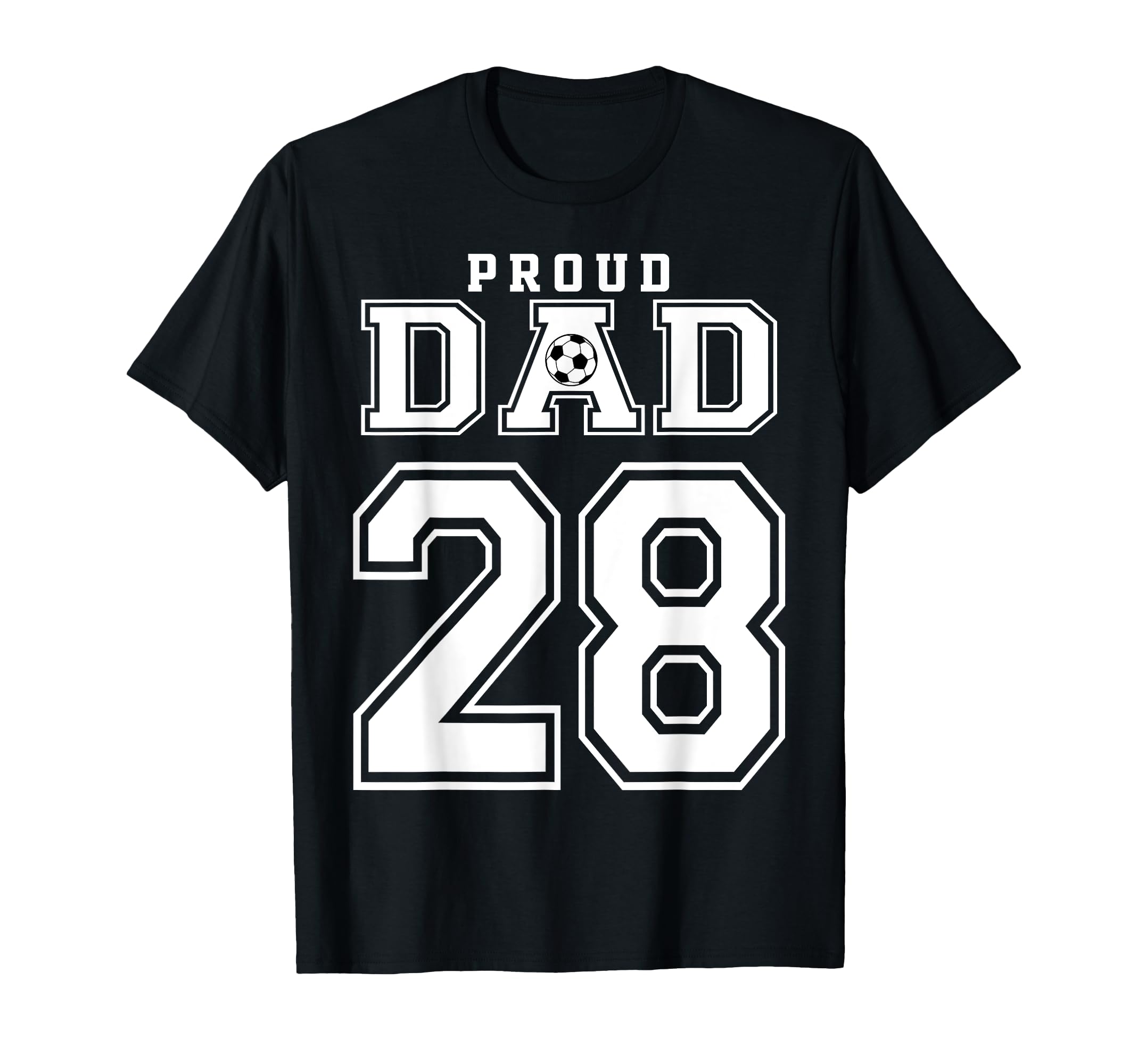 Number 28 Custom Proud Soccer T-Shirt - Aesthetic Graphic for Adults - T-Shirt, Sweatshirt, Hoodie