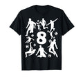 Number 8 Years Soccer 8Th Birthday T-Shirt - Casual Everyday Wear Unisex - T-Shirt, Sweatshirt, Hoodie