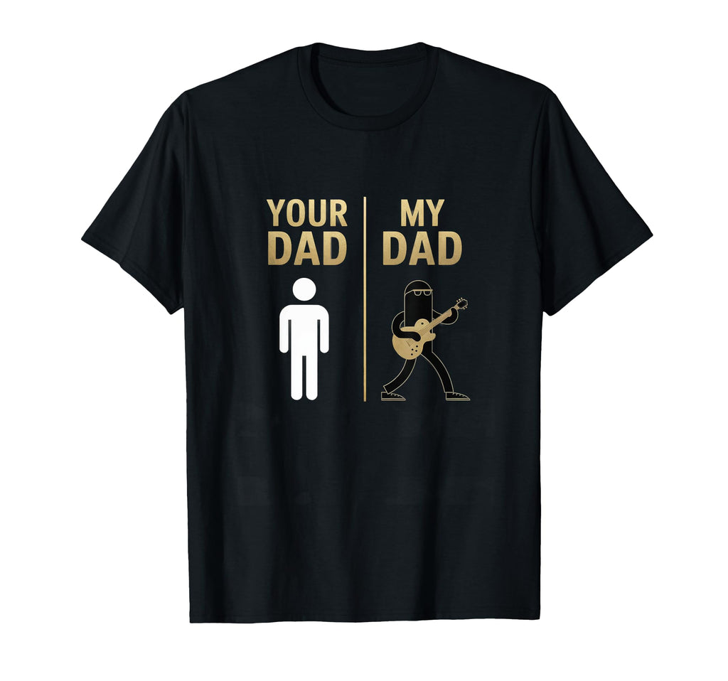 Guitar Dad Proud Dad Fathers Day T-Shirt - Casual Everyday Wear Men Women - T-Shirt, Sweatshirt, Hoodie