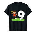 9Th Birthday Soccer 9 Years Old Soccer T-Shirt - Graphic Print Unisex - T-Shirt, Sweatshirt, Hoodie