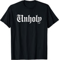 Black Unholy Goth Emo Punk Rock Gothic Grunge - Adult & Kids T-Shirts, Sweatshirts & Hoodies apparel design preview 1