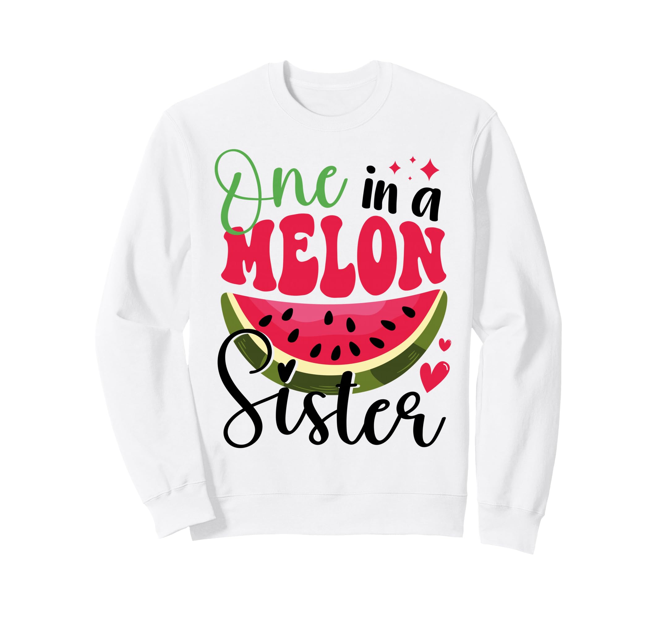 One Melon Sister 1St Birthday Party Sweatshirt - Aesthetic Graphic Unisex - T-Shirt, Sweatshirt, Hoodie