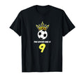 9 Year Old Soccer Birthday Party Birthday T-Shirt - Unique Graphic Unisex - T-Shirt, Sweatshirt, Hoodie