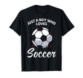 Just Who Loves Soccer Soccer T-Shirt - Fun Novelty Design Men Women - T-Shirt, Sweatshirt, Hoodie