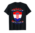 Croatia Soccer Football Croatian Flag T-Shirt - Streetwear Style Unisex - T-Shirt, Sweatshirt, Hoodie