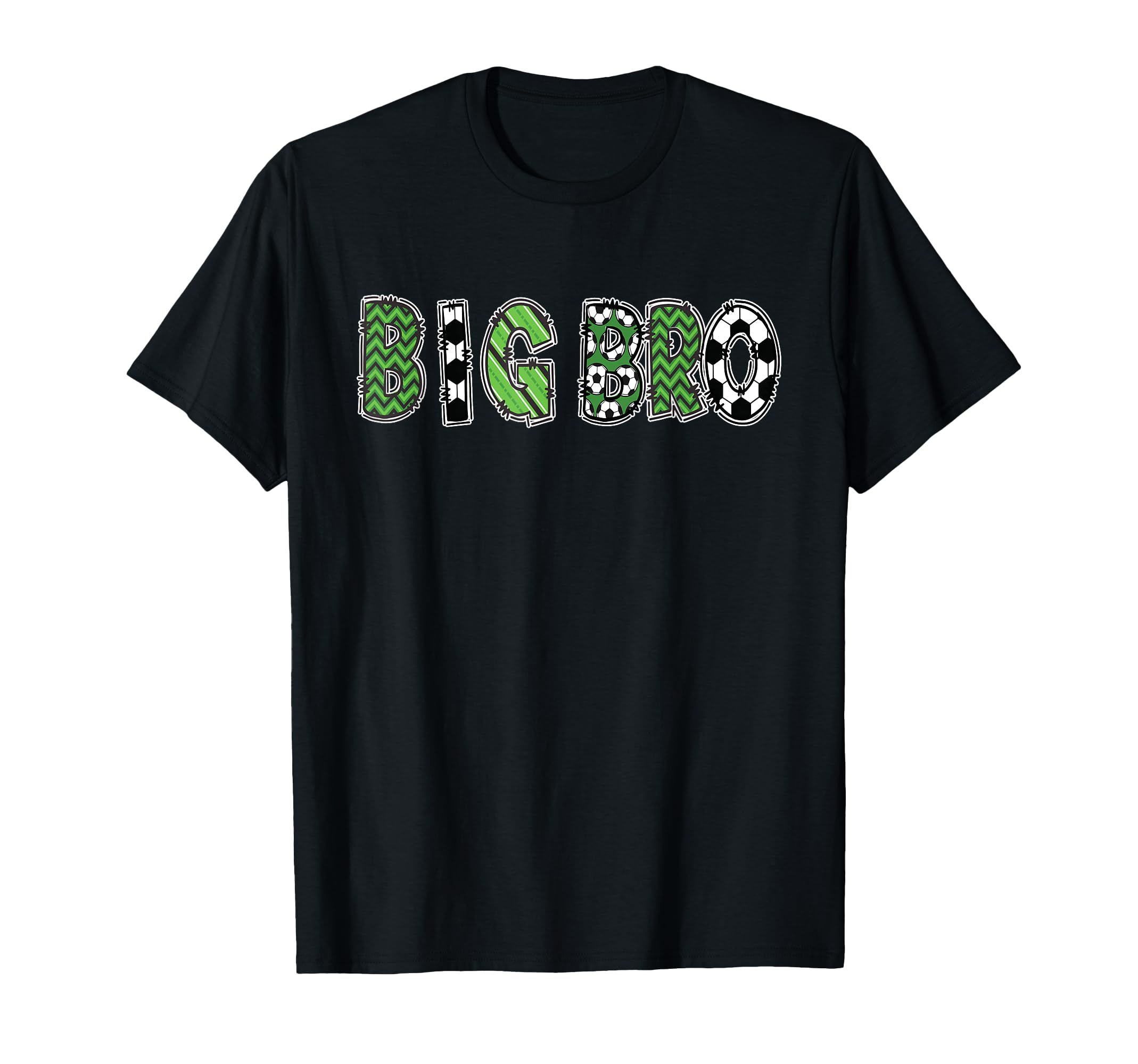 Soccer Brother Big Bro Birthday Party T-Shirt - Minimalist Print for Adults - T-Shirt, Sweatshirt, Hoodie