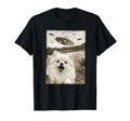 Pom Flying Saucer Funny Ufo And T-Shirt - Casual Everyday Wear Unisex - T-Shirt, Sweatshirt, Hoodie