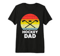 Ice Hockey Dad Sunset Fathers Day T-Shirt - Streetwear Style for Adults - T-Shirt, Sweatshirt, Hoodie