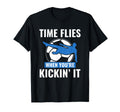 Soccer Player Soccer Time Flies T-Shirt - Aesthetic Graphic for Adults - T-Shirt, Sweatshirt, Hoodie