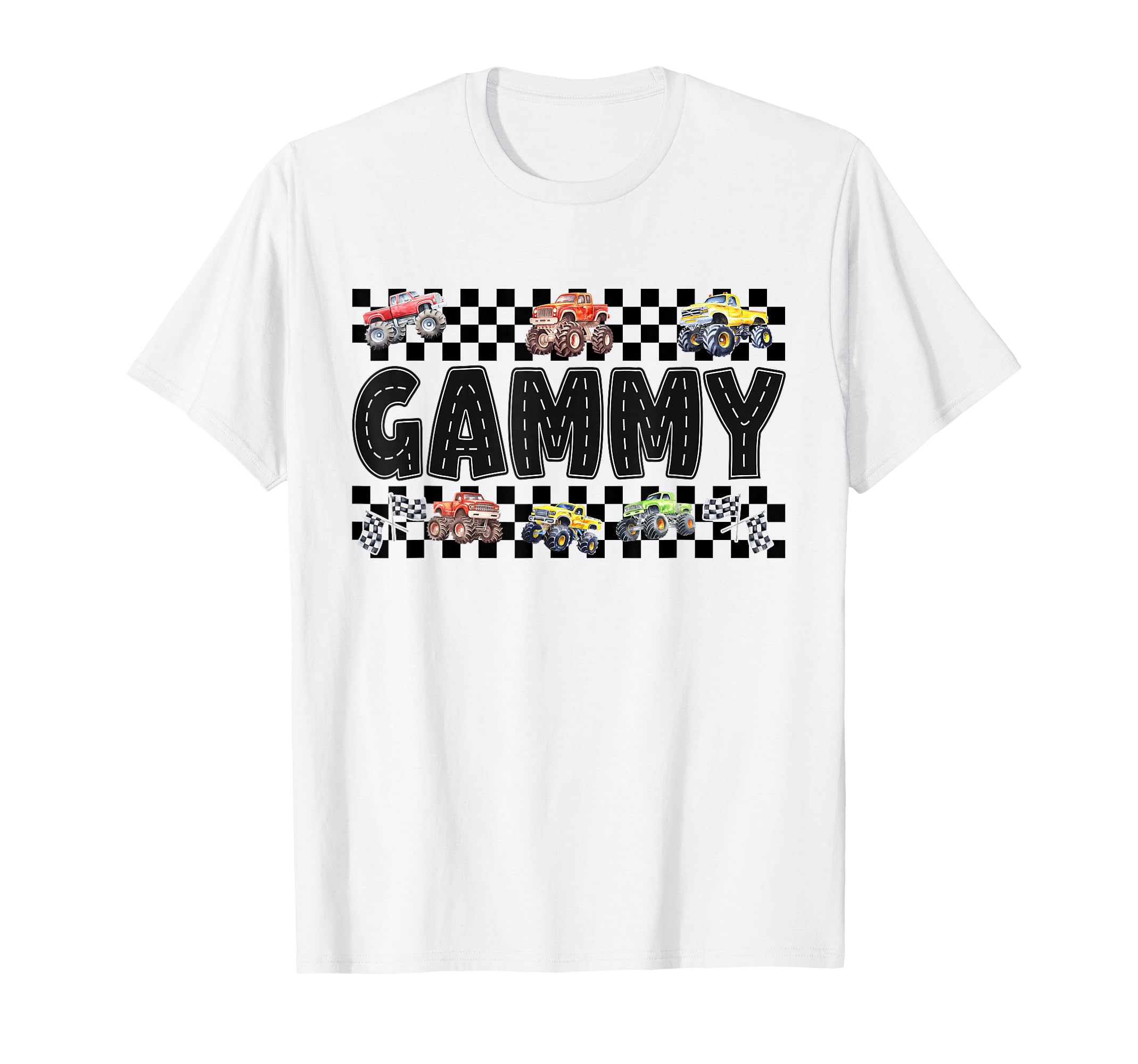 Gammy Monster Truck Family Crew T-Shirt - Fun Novelty Design Unisex - T-Shirt, Sweatshirt, Hoodie