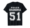 Number 51 Custom Proud Soccer Futbol T-Shirt - Fun Novelty Design Unisex - T-Shirt, Sweatshirt, Hoodie