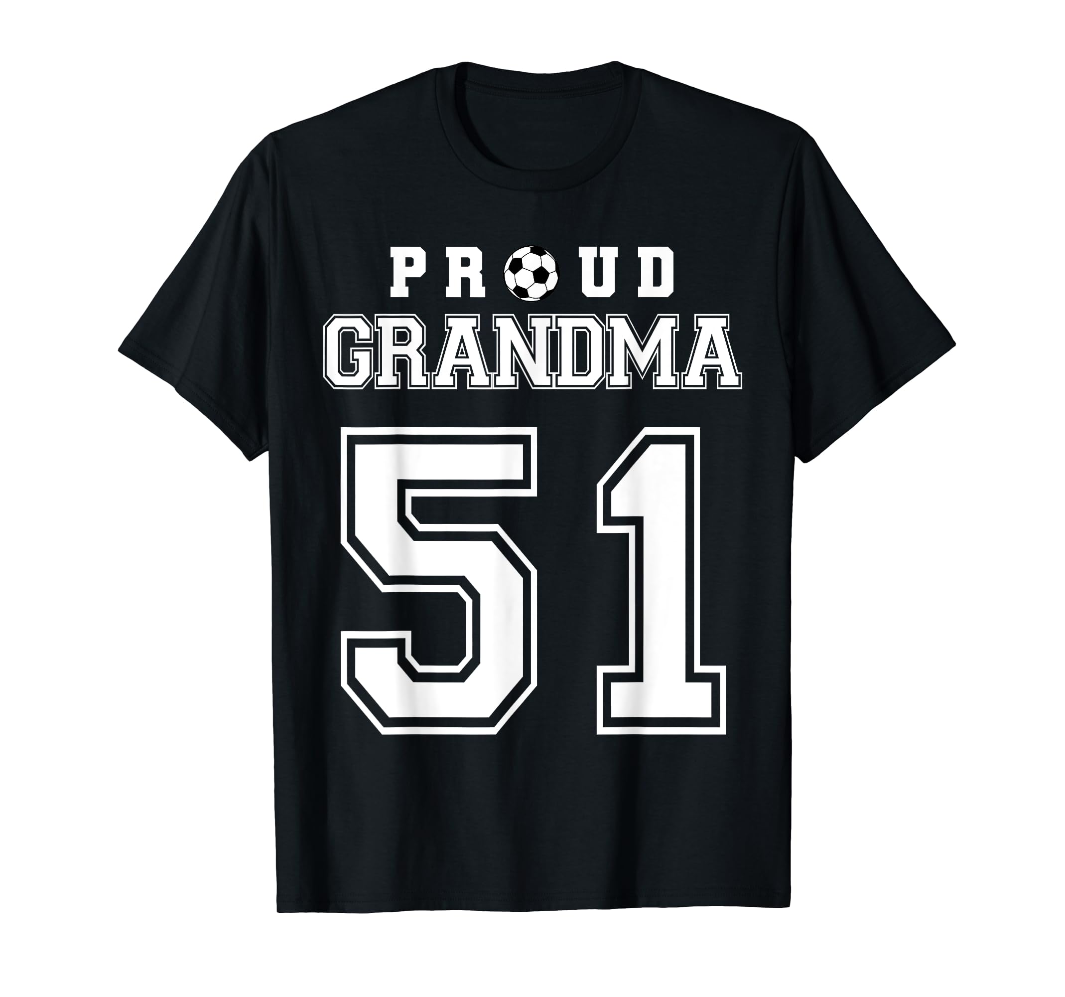 Number 51 Custom Proud Soccer Futbol T-Shirt - Fun Novelty Design Unisex - T-Shirt, Sweatshirt, Hoodie