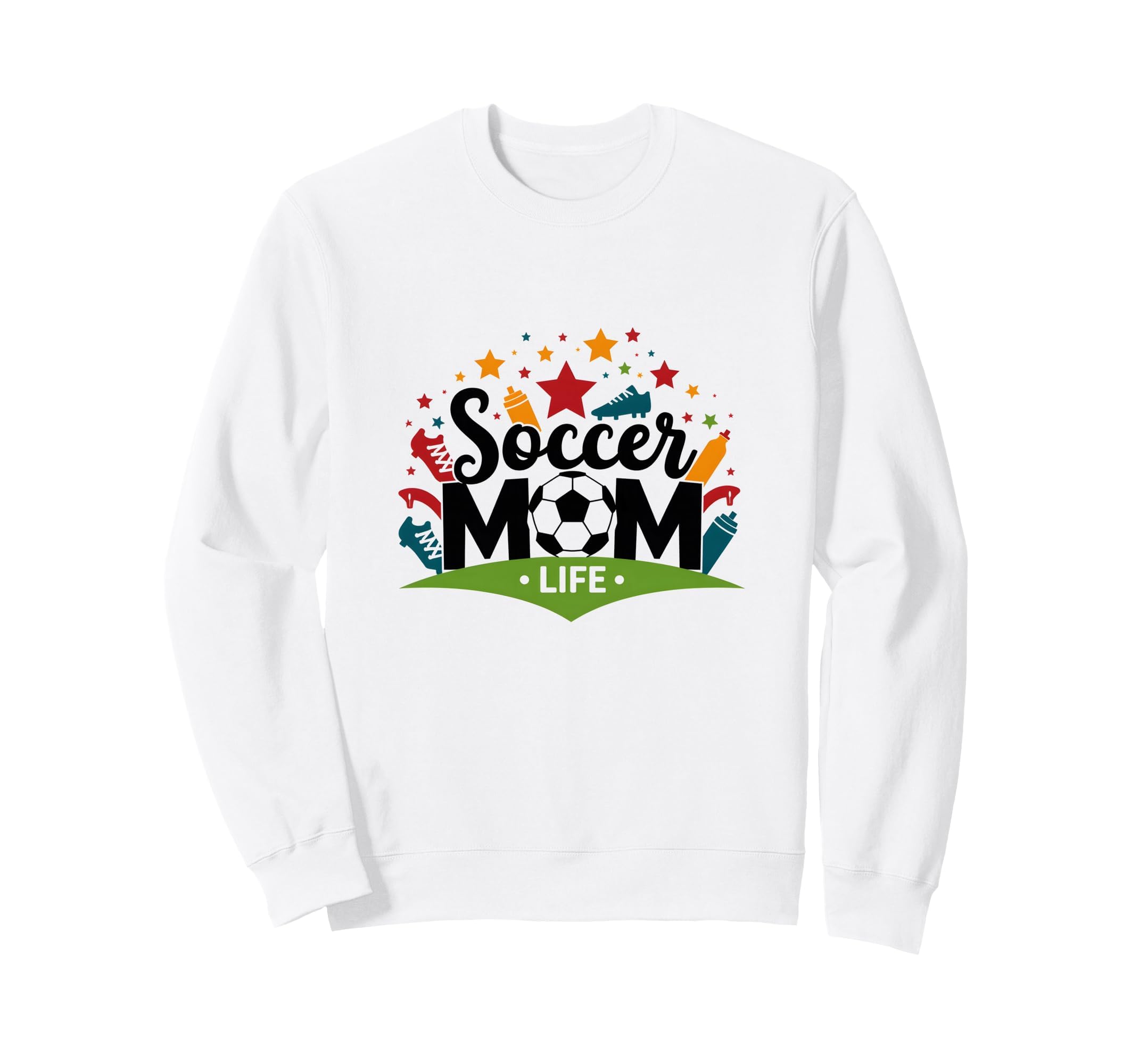 Soccer Mom Life Womens Sports Parent Sweatshirt - Unique Graphic Men Women - T-Shirt, Sweatshirt, Hoodie
