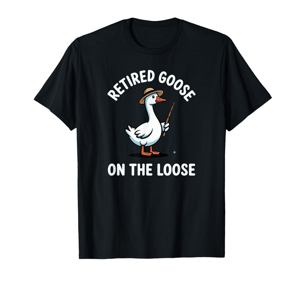 Funny Retired Goose Loose Pun Meme T-Shirt - Aesthetic Graphic Unisex - T-Shirt, Sweatshirt, Hoodie