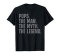 Best Pops Grandpa Grandfather From T-Shirt - Custom Art Print Men Women - T-Shirt, Sweatshirt, Hoodie