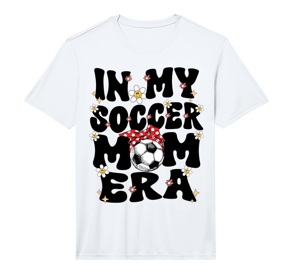 My Soccer Mom Era Groovy Soccer Mom Life T-Shirt - Graphic Print Unisex - T-Shirt, Sweatshirt, Hoodie
