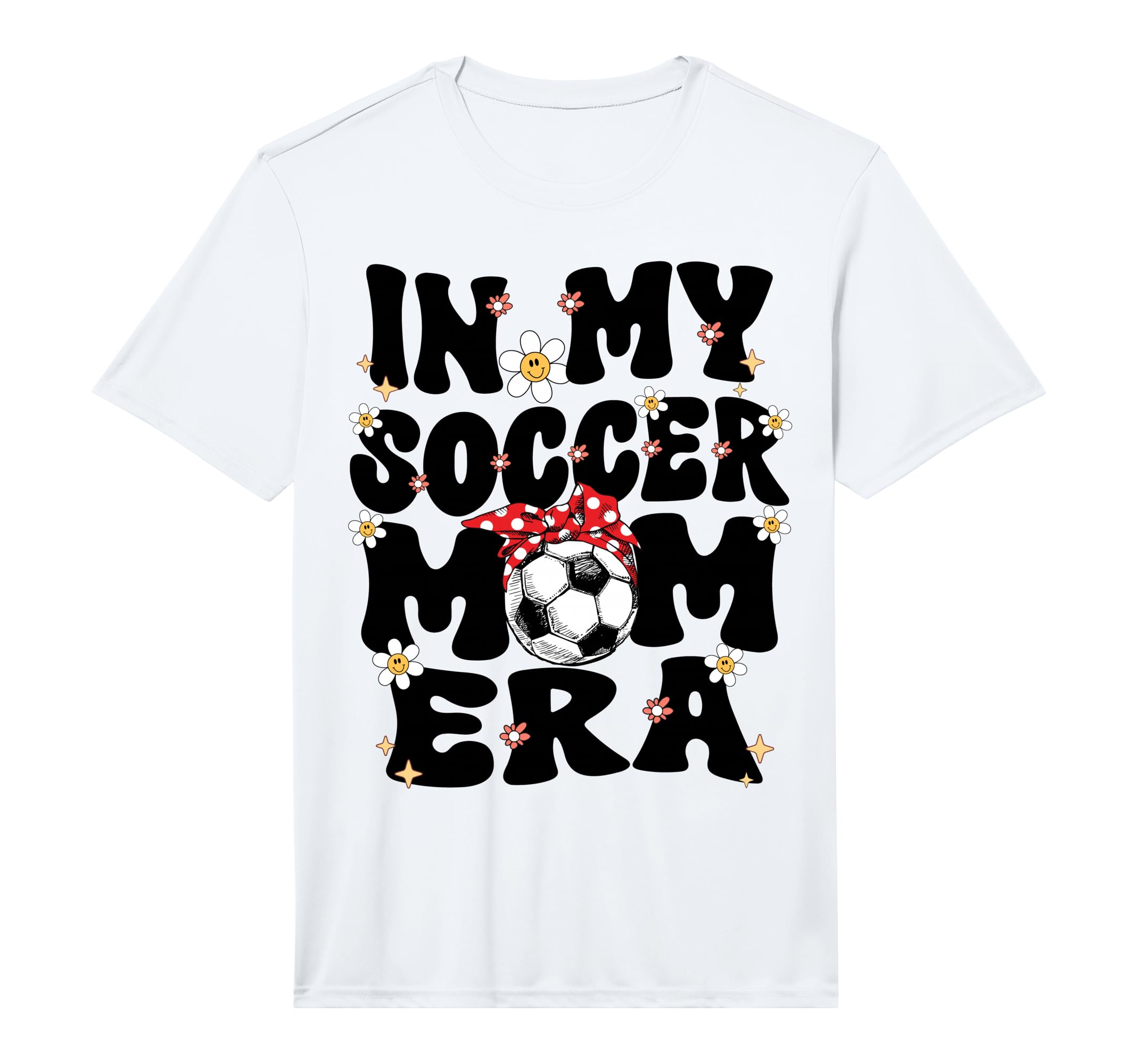 My Soccer Mom Era Groovy Soccer Mom Life T-Shirt - Graphic Print Unisex - T-Shirt, Sweatshirt, Hoodie