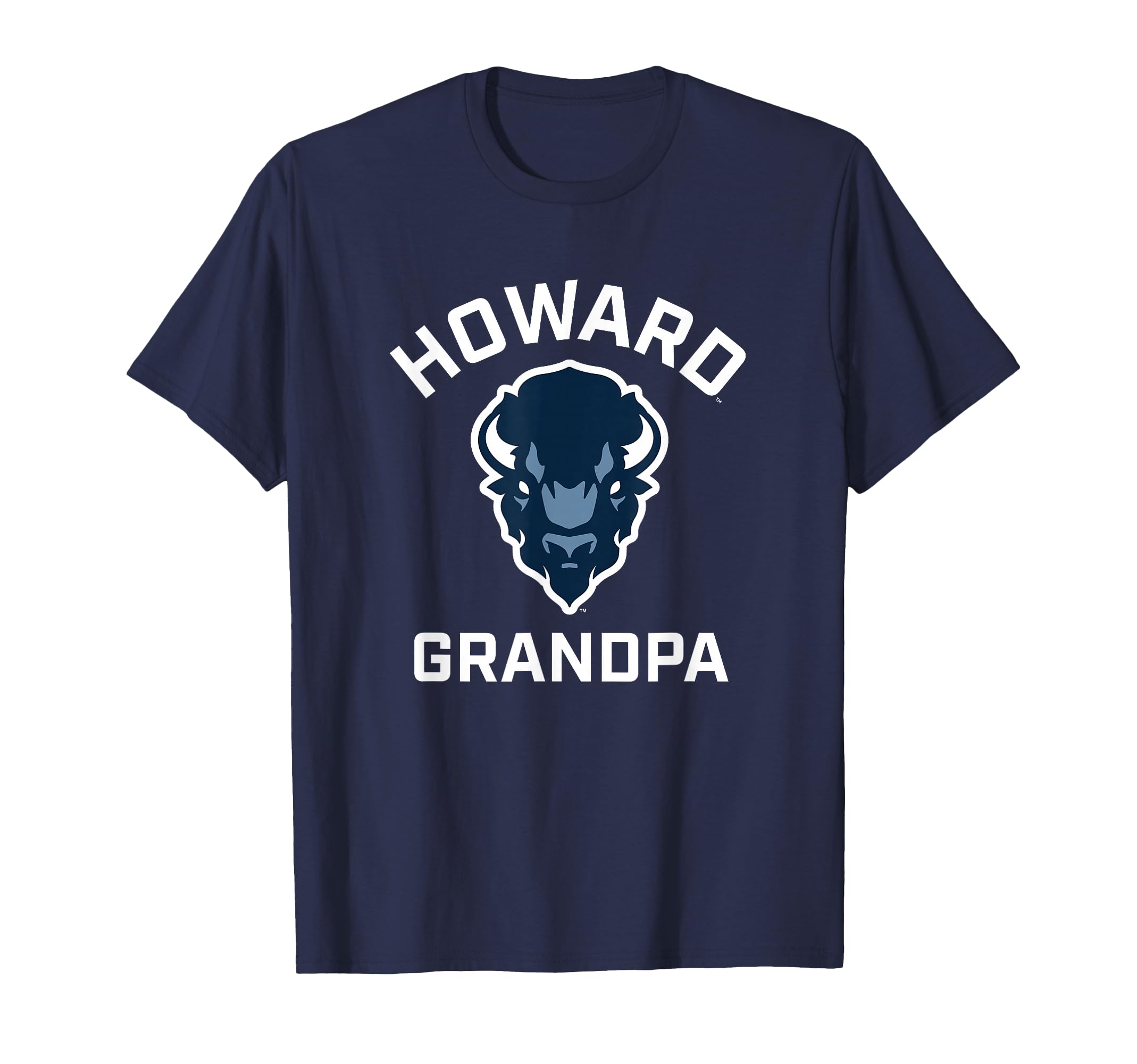 Howard University Bison Arched Grandpa T-Shirt - Novelty Apparel for Adults - T-Shirt, Sweatshirt, Hoodie