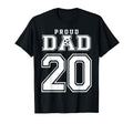 Number 20 Custom Proud Soccer Futbol T-Shirt - Minimalist Print for Adults - T-Shirt, Sweatshirt, Hoodie