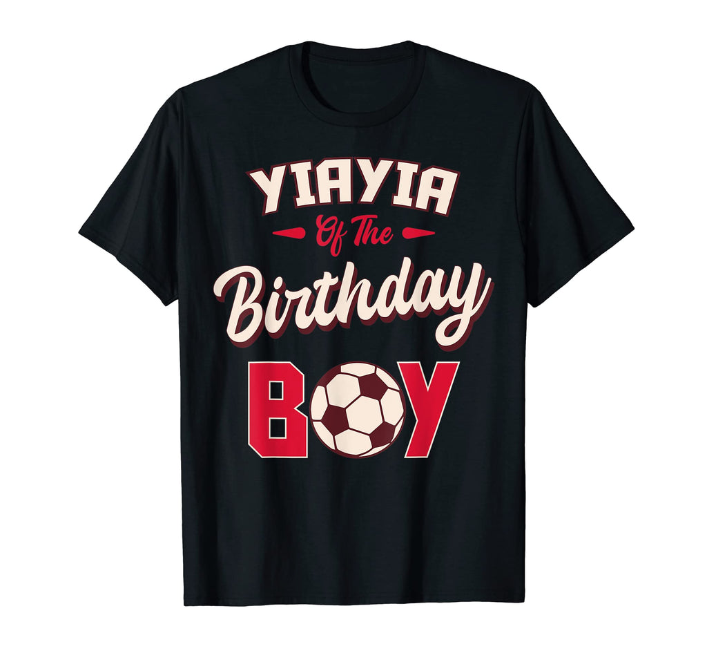 Yiayia Birthday Soccer Player Bday Party T-Shirt - Unique Graphic Men Women - T-Shirt, Sweatshirt, Hoodie
