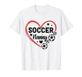 Soccer Nanny Heart Soccer Player T-Shirt - Casual Everyday Wear Men Women - T-Shirt, Sweatshirt, Hoodie