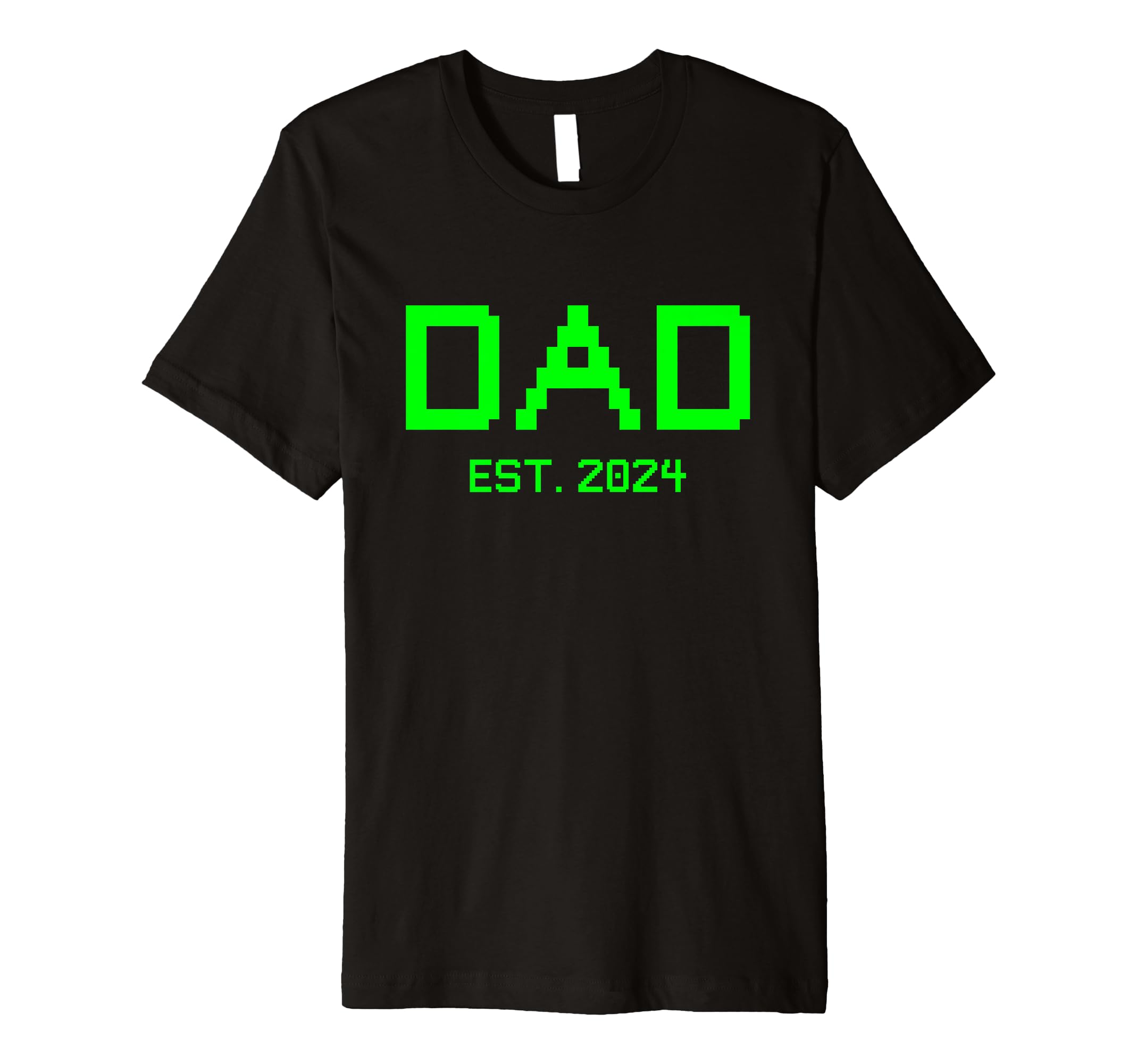 Dad Est 2024 Gamer Dad 2024 New Gamer T-Shirt - Novelty Apparel for Adults - T-Shirt, Sweatshirt, Hoodie